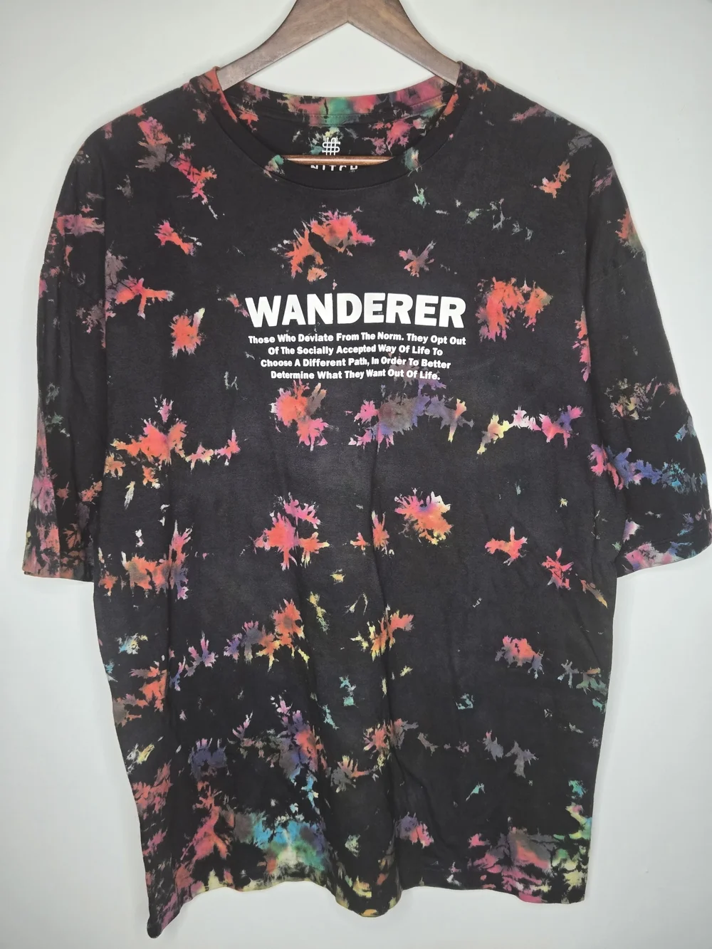 NWT SWITCH Remarkable Wanderer Tie Dye Streetwear Graphic T-Shirt Mens M